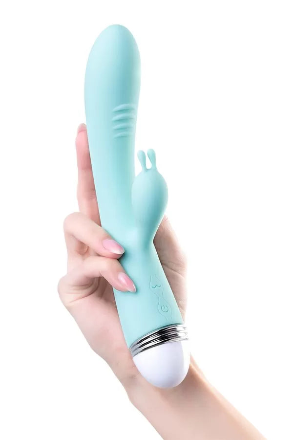 Flovetta by Aşk Klitoral Uyarıcı Rabbit Vibratör Yeşil 