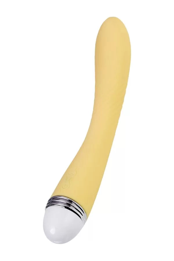 Flovetta by Aşk Şarjlı Kıvrımlı G spot Uyarıcı Vibratör Sarı 