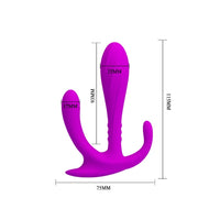 G-Spot & Klitoral Uyarıcılı Anal Plug – 3 Nokta Stimulasyonlu Plug