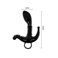Klitoral Uyarıcılı Prostat Stimülatör Anal Plug – 3’ü 1 Arada, 12,8 cm