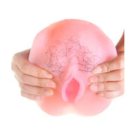 Realistik Ten Dokulu Anal & Vajinal Mastürbatör – Titreşimli, 17x12,5 cm