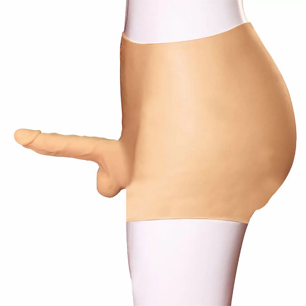 Giyilebilir Şort Model Full Realistik 17 CM Süper Panty Strapon Dildo Penis
