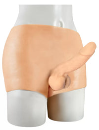 Giyilebilir Şort Model Full Realistik 18 CM Süper Panty Strapon Dildo Penis