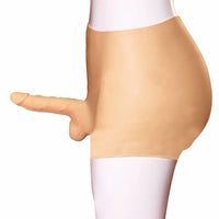 Giyilebilir Şort Model Full Realistik 18 CM Süper Panty Strapon Dildo Penis