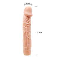 Barbara 22,5 CM Güçlü Titreşimli Klasik Realistik Gerçekci Penis Dildo