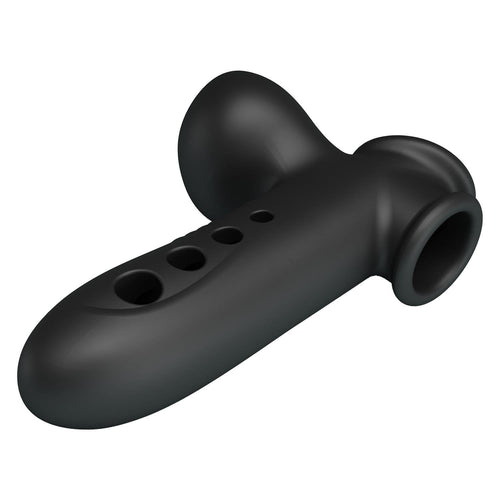 Airbag Penis Sleeve Hava Yastıklı Premium Zenci Siyahi Rengi Silikon Penis Kılıfı Crane