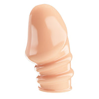 Kalınlaştırıcı Uzatmalı Penis Kılıfı – Ten Rengi, 7 cm, Lateks