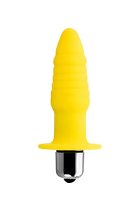 Limon Çiçeği Lancy Titreşimli Anal Vibratör Plug Sarı 