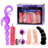 Love Kits 5&amp;#39;li Anal Vajinal Titreşimli 5&amp;#39;li Vibratör Set