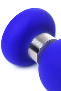 M Classic Metal Aksesuarlı Özel Silikon Anal Plug Tıkaç 11,5 Cm