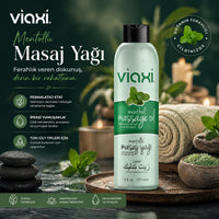Viaxi Mentöllü Masaj Yağı | Serinletici & Ferahlatıcı | 177ml