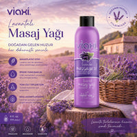Viaxi Lavanta Aromalı Masaj Yağı | Rahatlatıcı & Nemlendirici | 177ml