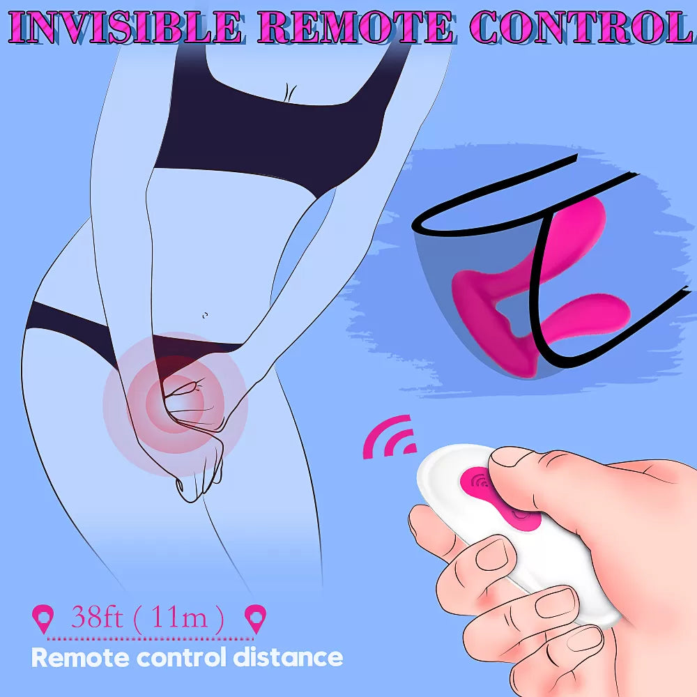 3-in-1 Giyilebilir Vibratör – Anal, Vajinal & Perine Uyarıcı | Kablosuz Kumandalı