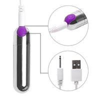 Şarjlı / Metal Mini Kurşun Vibratör – Taşınabilir & Çok Amaçlı Masaj Aleti