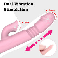 Dilli Rabbit Vibratör – Isıtmalı, İleri Geri Hareketli, Çift Uyarım G Noktası & Klitoral Vibrator