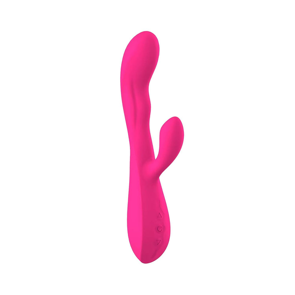 Uyarıcılı Rabbit Vibratör Pembe – G Noktası & Klitoral Çift Uyarım, Güçlü Titreşimli Şarjlı Vibrator