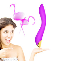 Mor Şarjlı Esnek G Spot Uyarıcı Çok Açılı Vibratör