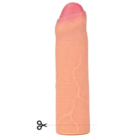 Nature Extender Sünnetsiz Ultra Gerçekçi 4.5 CM Dolgulu Premium Dokulu Penis Kılıfı