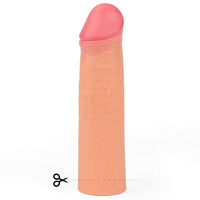 Nature Extender Sünnetsiz Ultra Gerçekçi 5,5 CM Dolgulu Premium Dokulu Penis Kılıfı