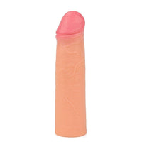 Nature Extender Sünnetsiz Ultra Gerçekçi 5,5 CM Dolgulu Premium Dokulu Penis Kılıfı