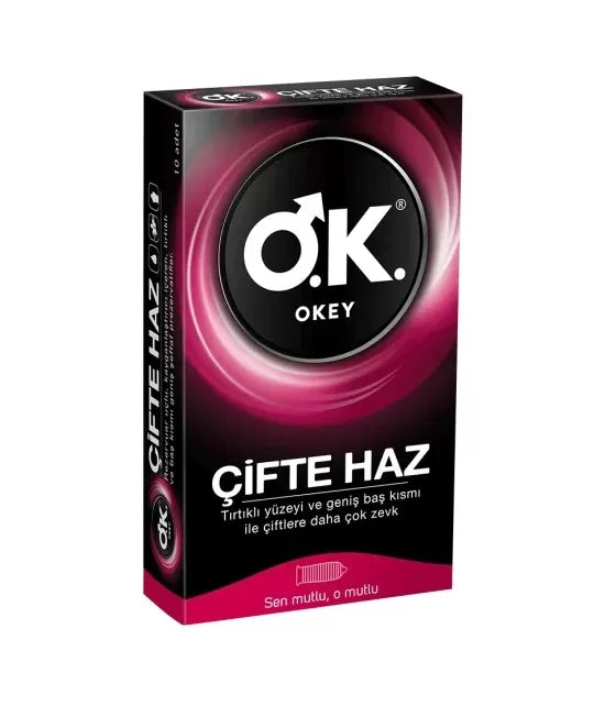 OKEY Çifte Haz Prezervatif