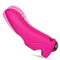 Pembe Şarjlı G Nokta ve Klitoris Uyarıcı Parmağa Takılabilir Mini Vibratör