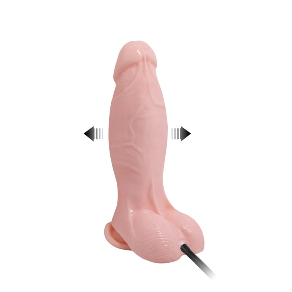 18 CM Pompalı Büyüyen Realistik Penis Vakumlu Anal & Vajinal Uyumlu Dildo