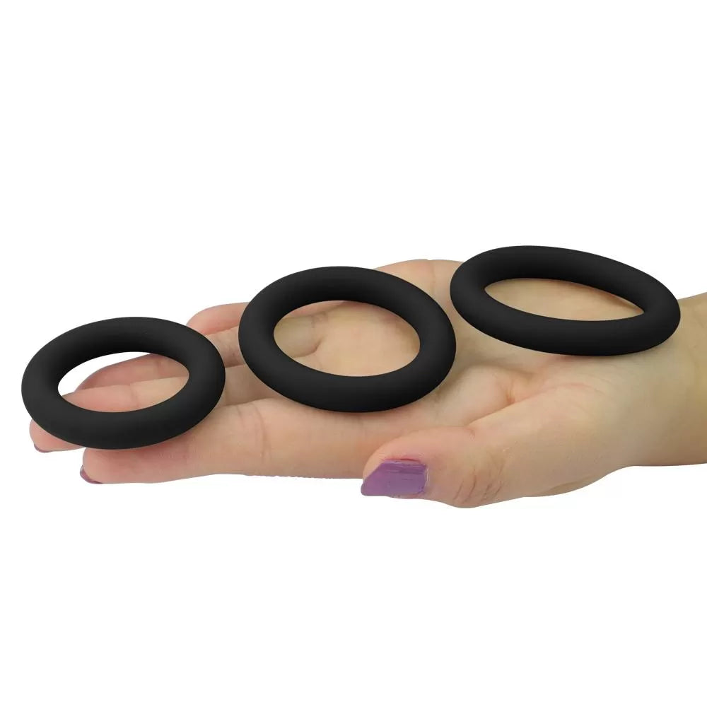 Power Plus Soft Silicone Cock Ring Series