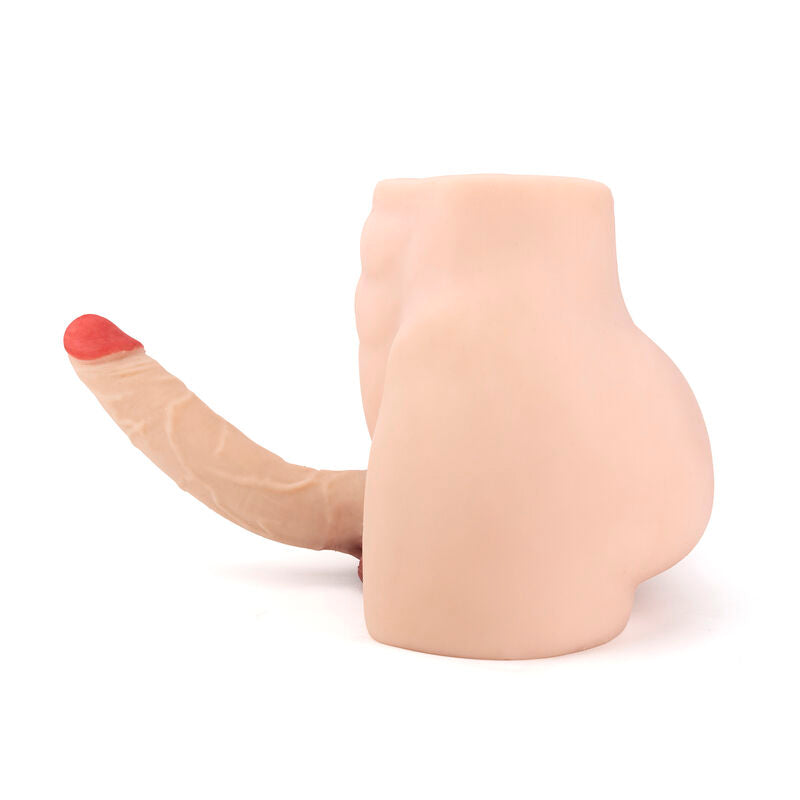 Premium Torso Masturbator Alan - Mega Boy Anal Girişli 21 CM Yapay Penisli Erkek Yarım Vücut Realistik Manken 7.7 KG