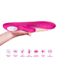 PRIME TOYS Spark Isıtmalı Klitoris ve G Spot Uyarıcı 2 in 1 Rabbit Vibratör - Pembe