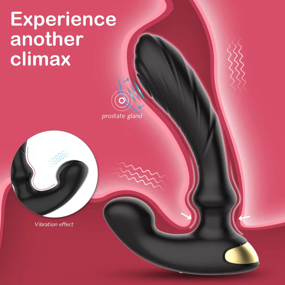 Su Geçirmez Prostat ve Anal Tapping Titreşimli Giyilebilir Masaj Vibratör