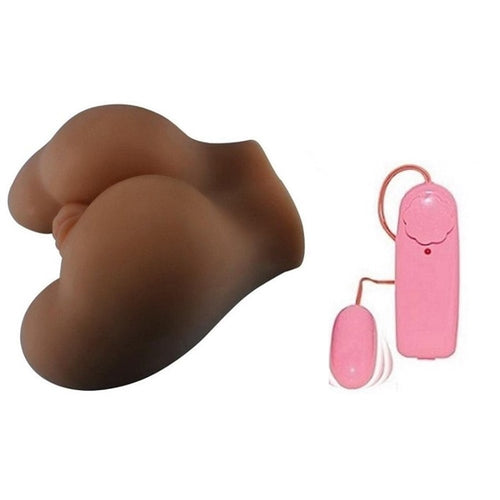 Ass Realistik Titreşimli Siyahi Kalça Kadın Vajina Anüs Masturbator