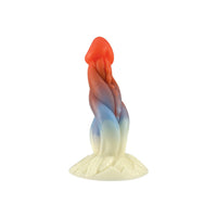Özel Renkli Spiral Tasarımlı Yumuşak Silikon Fantasy Anal Plug Dildo – Gerçekçi Dokulu | Premium Kalite