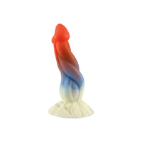 Özel Renkli Spiral Tasarımlı Yumuşak Silikon Fantasy Anal Plug Dildo – Gerçekçi Dokulu | Premium Kalite