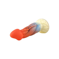Özel Renkli Spiral Tasarımlı Yumuşak Silikon Fantasy Anal Plug Dildo – Gerçekçi Dokulu | Premium Kalite