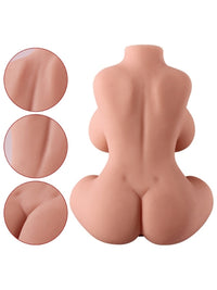 Yarım Vücut Silikon Manken – Realistik Anal & Vajinal | 3,3 kg | Medikal Silikon
