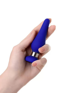 S Classic Metal Aksesuarlı Özel Silikon Anal Plug Tıkaç 