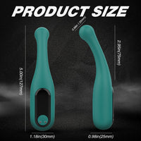 Klitoris Ve G Spot Uyarıcılı Mini Yeşil Özel Tasarım Vibratör