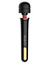 Wand Masaj Aleti – Büyük Boy | Şarj Edilebilir | Sessiz Motor | Siyah