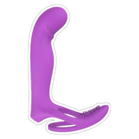 Şarjlı Kablosuz Kumandalı Çift Penetrasyon Testis ve Penis Yüzüğü Klitoris Uyarıcı Vibratör