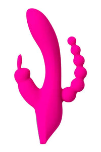 Şarjlı Klitoris Anal Vajinal Uyarıcı Rabbit Vibratör