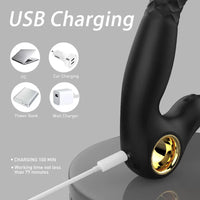 Şarjlı Tutma Halkalı Unisex Kullanım Titreşimli ve Hareketli Vibratör