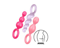 Satisfyer Booty Call Plugs 3 lü Silikon Anal Seks Seti