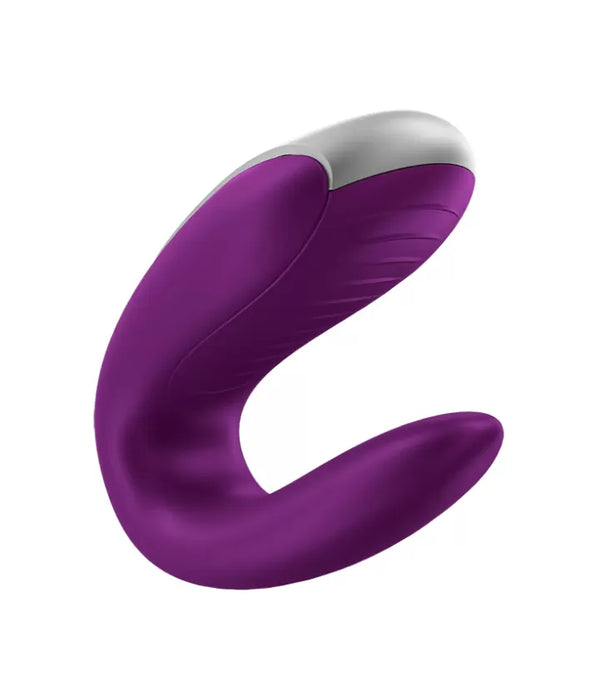 Satisfyer Double Fun Connect App Telefon Uyumlu Klitoris ve G-Spot Uyarıcı Çiftlere Özel Vibratör