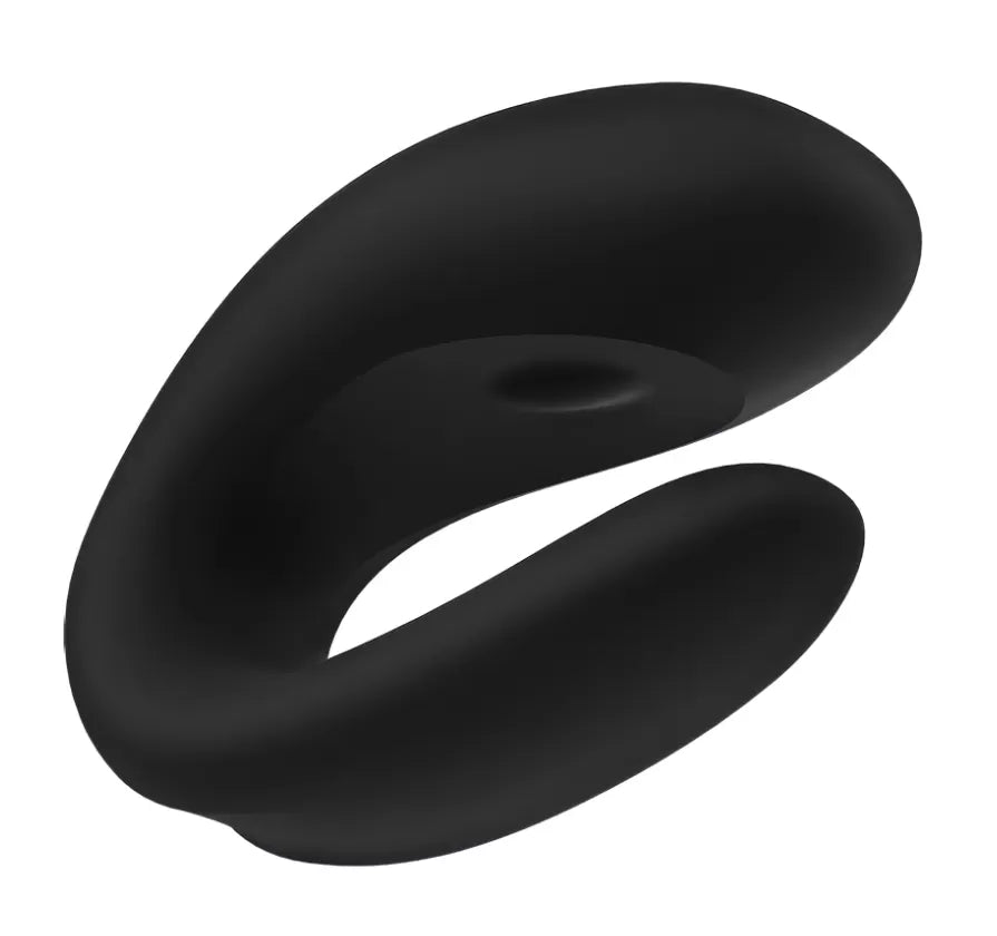 Satisfyer Double Joy Connect App Black Telefon Uyumlu Klitoris ve G-Spot Uyarıcı Çiftlere Özel Vibratör