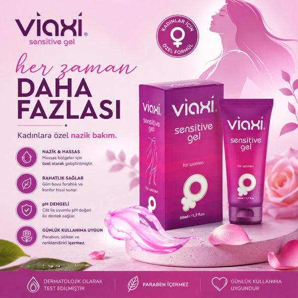 Viaxi Sensitive Gel – Kadınlara Özel Uyarıcı Hassas Bakım Jeli
