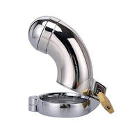 Silver Özel Chastity Cage Kilit Penis Esaret Kafesi