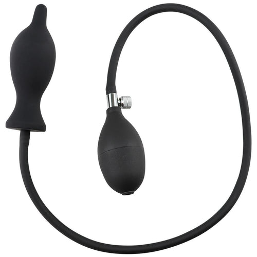 Aşk Fantazi Şişebilen Pompalı Anal Plug Siyah