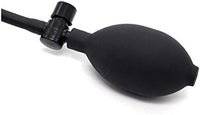 Aşk Fantazi Şişebilen Pompalı Damarlı Anal Plug Siyah