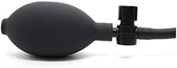 Aşk Fantazi Şişebilen Pompalı Damarlı Anal Plug Siyah
